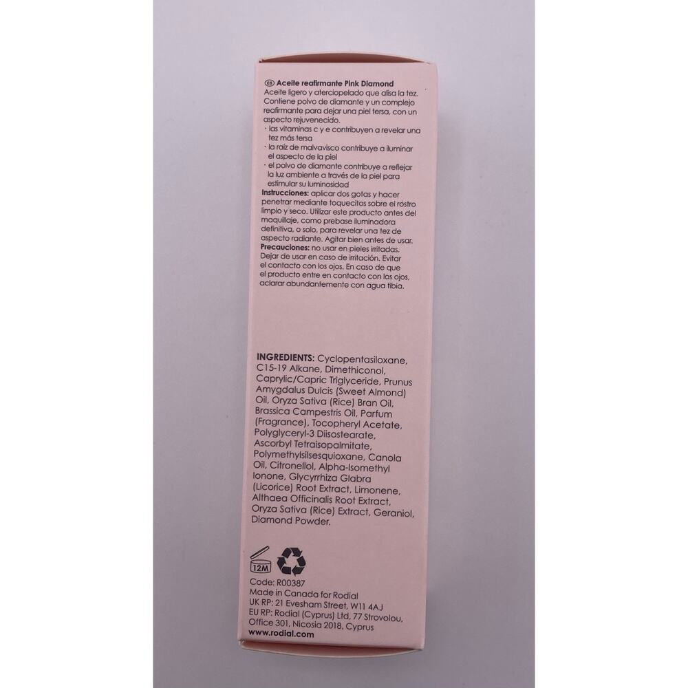Rodial Pink Diamond Lifting Oil 30ml NEW Anti-Aging Vitamin C Marshmallow Root - Picture 2 of 5